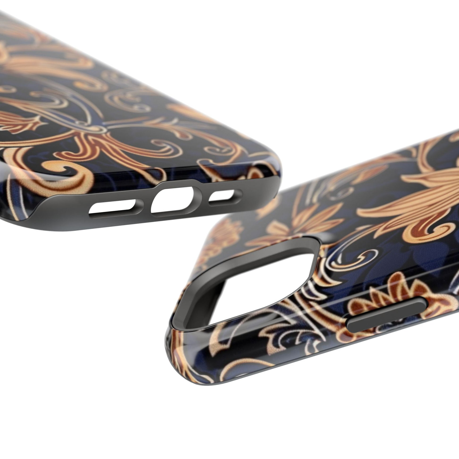 Floral Baroque Magnetic Impact - Resistant Phone Case - DIGITAL X