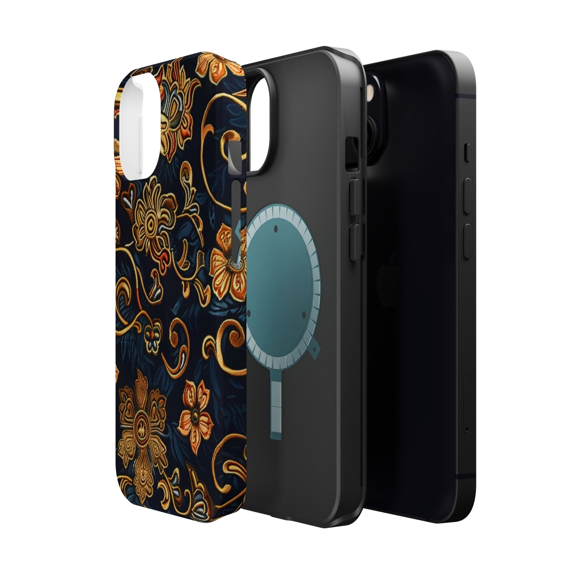Floral Baroque Magnetic Impact - Resistant Phone Case - DIGITAL X