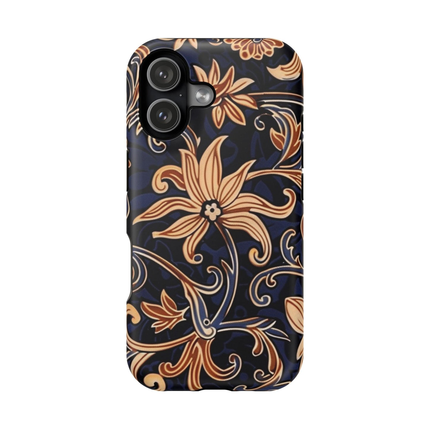 Floral Baroque Magnetic Impact - Resistant Phone Case - DIGITAL X