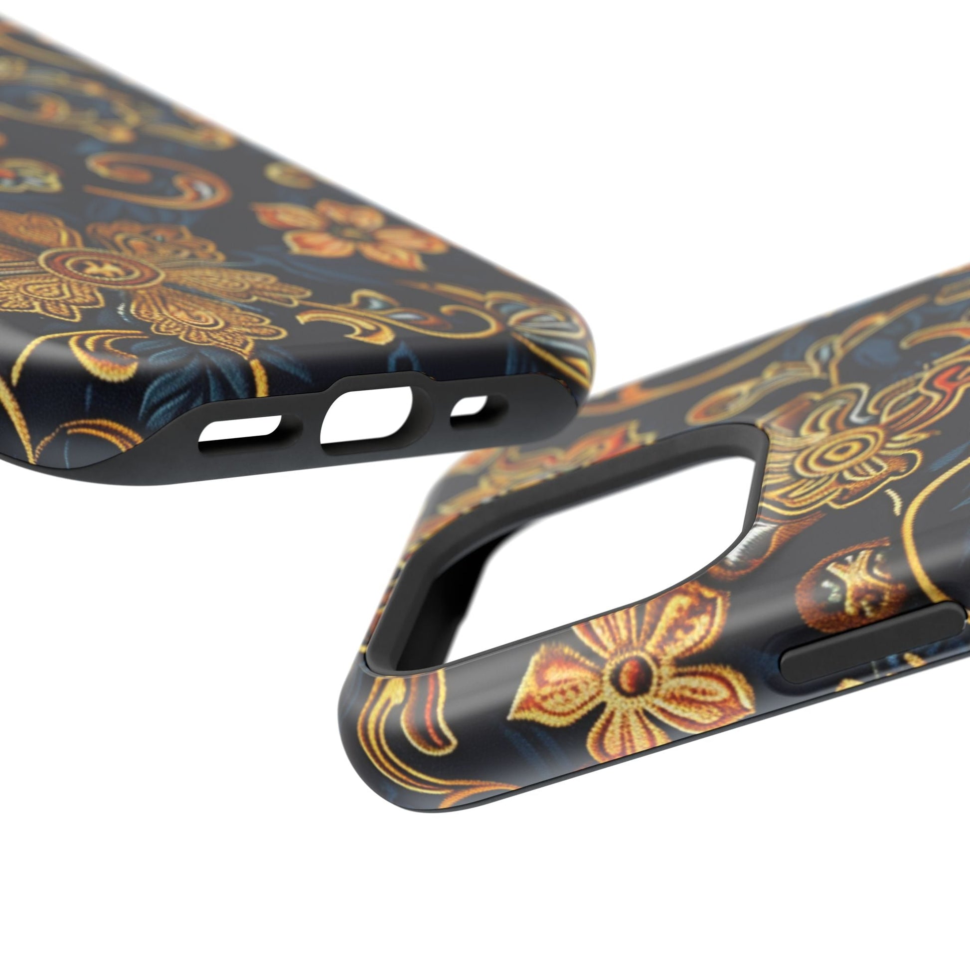 Floral Baroque Magnetic Impact - Resistant Phone Case - DIGITAL X
