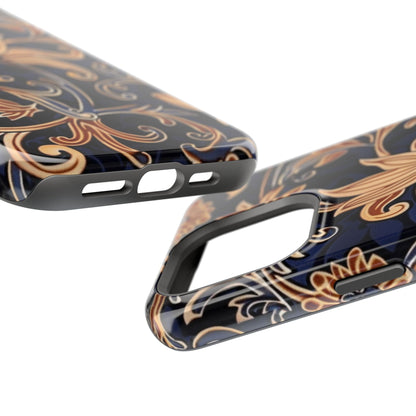 Floral Baroque Magnetic Impact - Resistant Phone Case - DIGITAL X