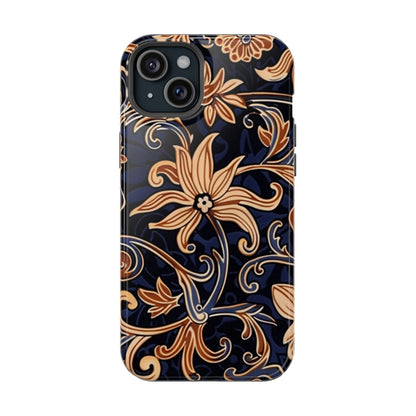 Floral Baroque Magnetic Impact - Resistant Phone Case - DIGITAL X