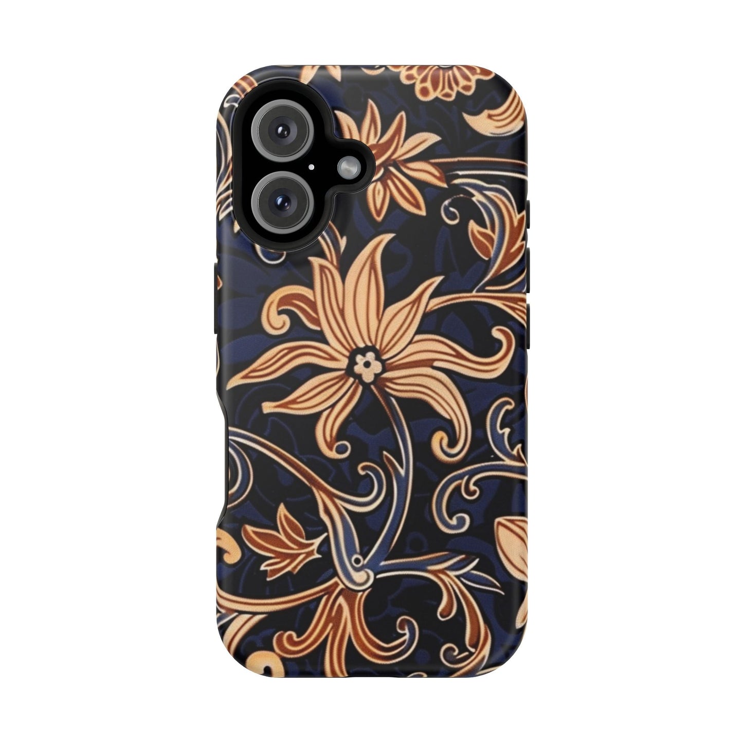 Floral Baroque Magnetic Impact - Resistant Phone Case - DIGITAL X