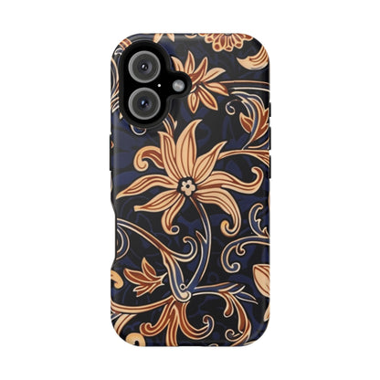 Floral Baroque Magnetic Impact - Resistant Phone Case - DIGITAL X