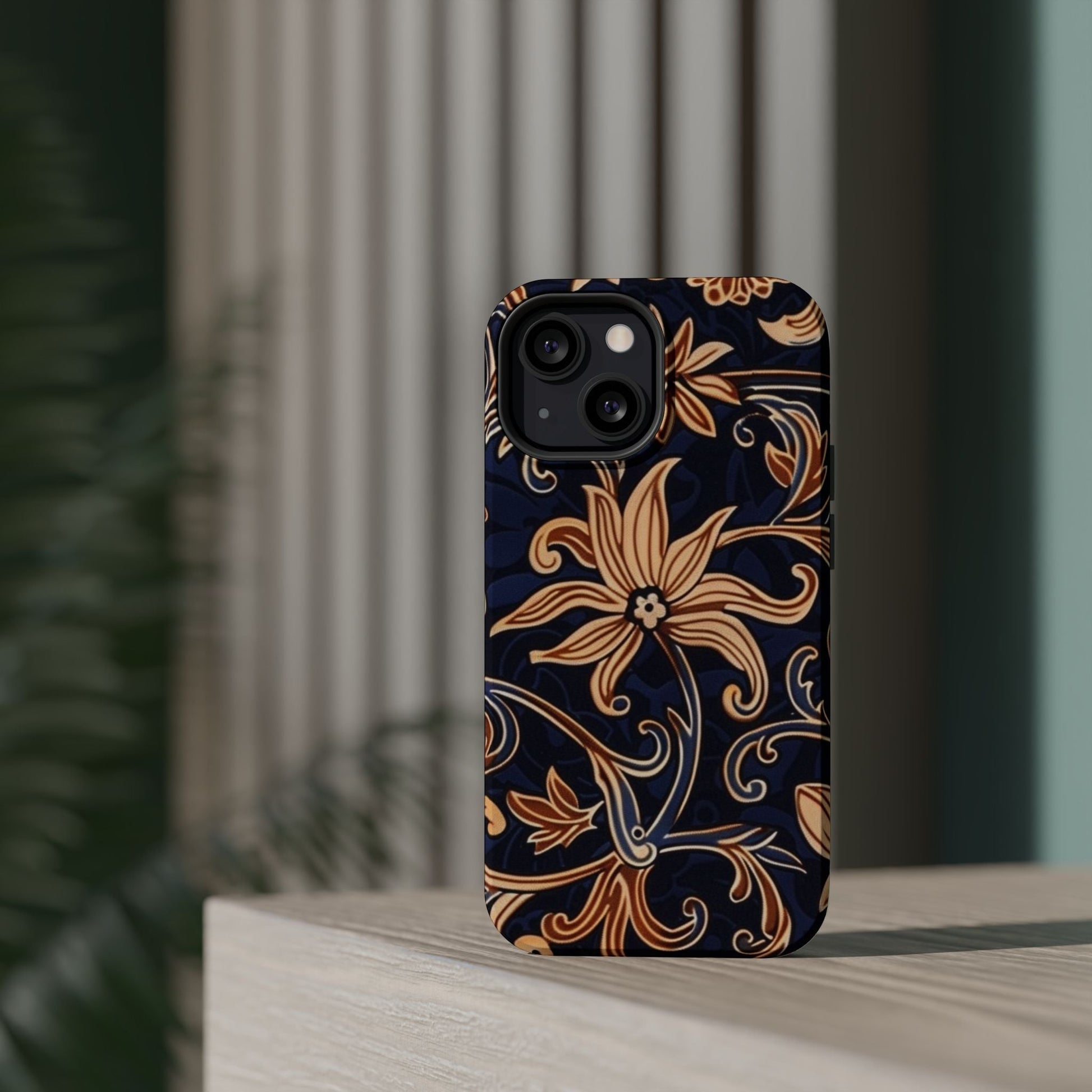 Floral Baroque Magnetic Impact - Resistant Phone Case - DIGITAL X