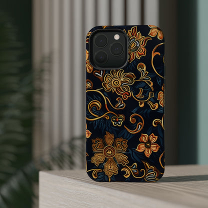 Floral Baroque Magnetic Impact - Resistant Phone Case - DIGITAL X
