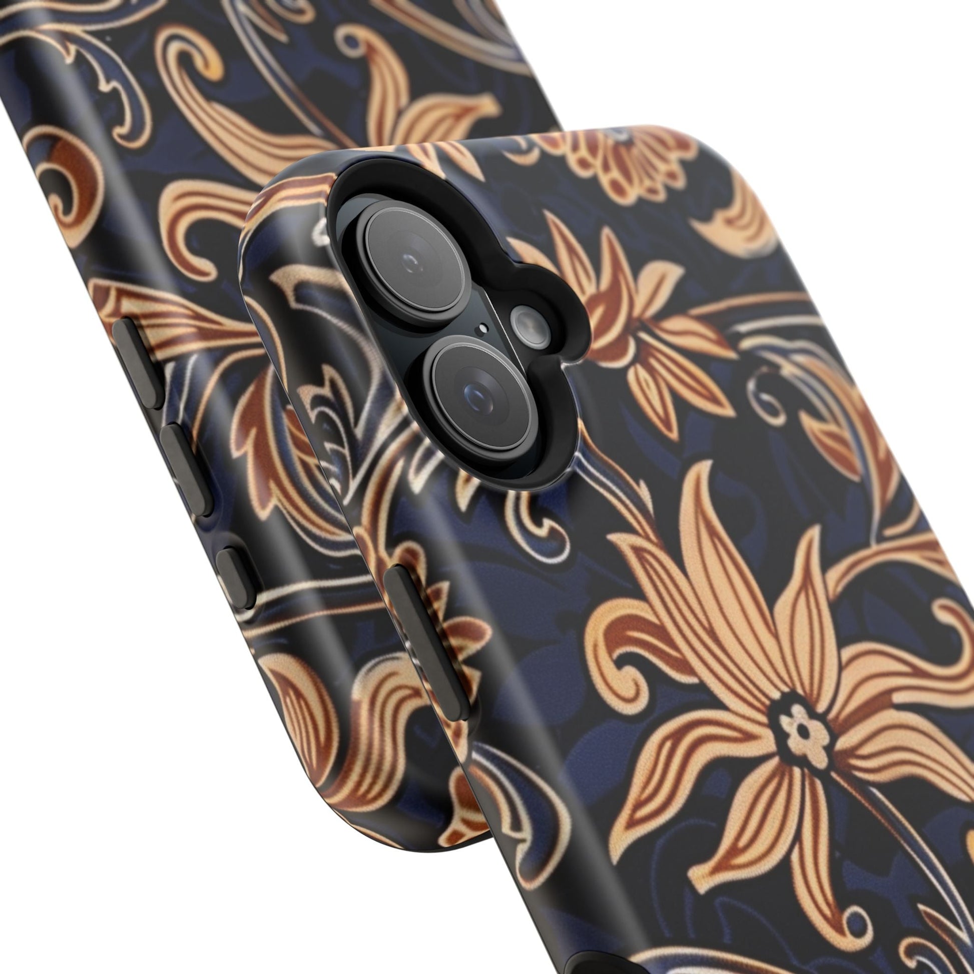 Floral Baroque Magnetic Impact - Resistant Phone Case - DIGITAL X
