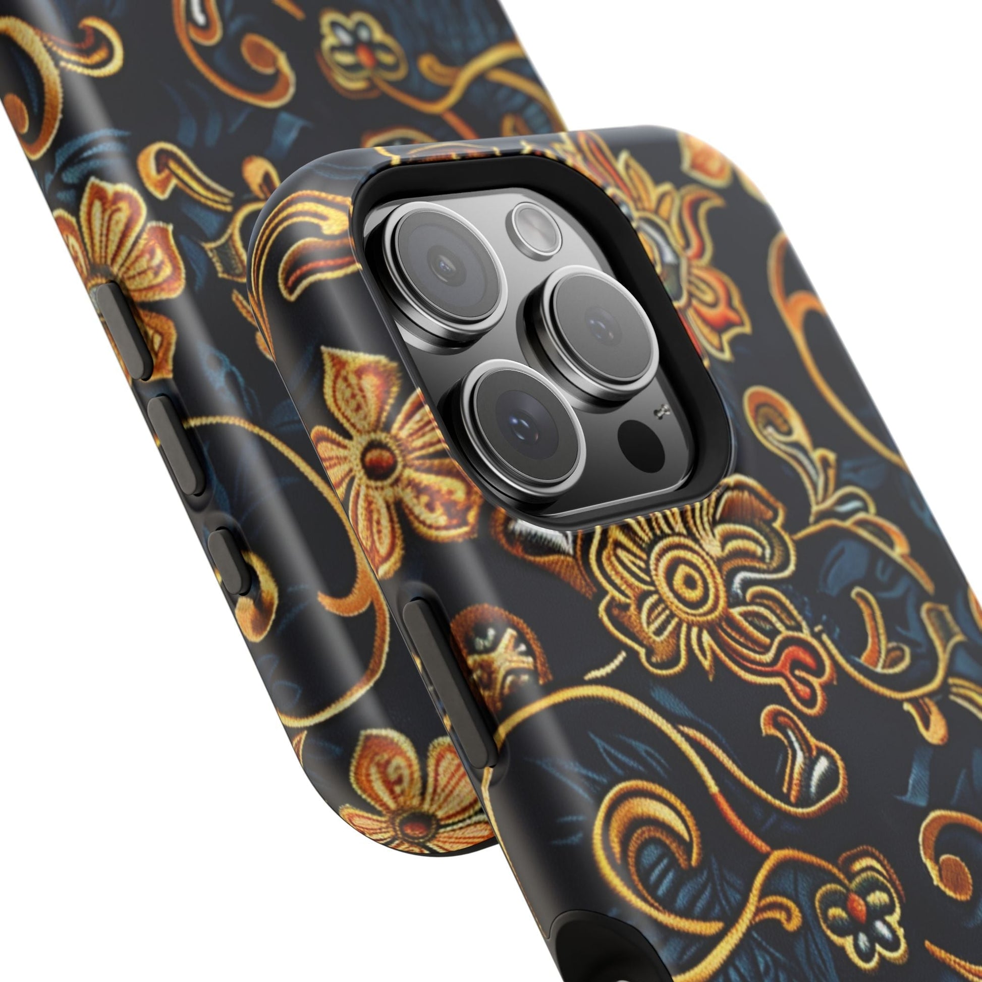 Floral Baroque Magnetic Impact - Resistant Phone Case - DIGITAL X