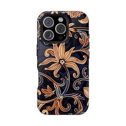 Floral Baroque Magnetic Impact - Resistant Phone Case - DIGITAL X