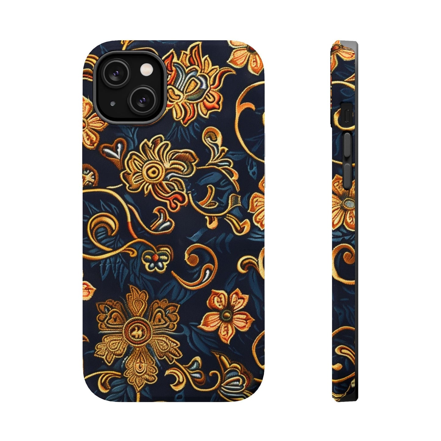 Floral Baroque Magnetic Impact - Resistant Phone Case - DIGITAL X