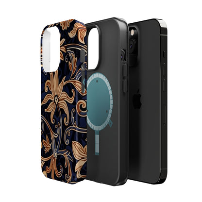 Floral Baroque Magnetic Impact - Resistant Phone Case - DIGITAL X