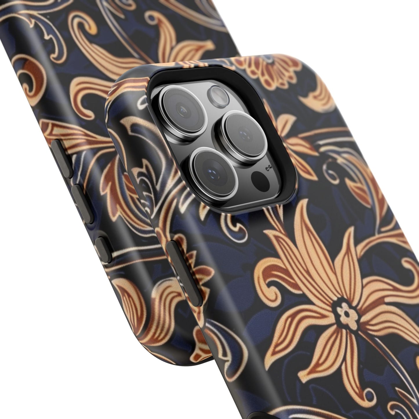 Floral Baroque Magnetic Impact - Resistant Phone Case - DIGITAL X