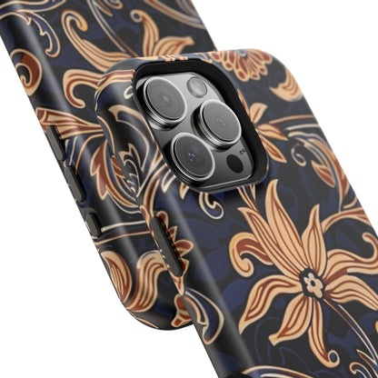 Floral Baroque Magnetic Impact - Resistant Phone Case - DIGITAL X