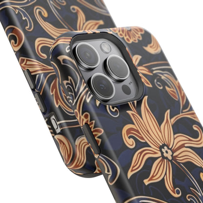 Floral Baroque Magnetic Impact - Resistant Phone Case - DIGITAL X