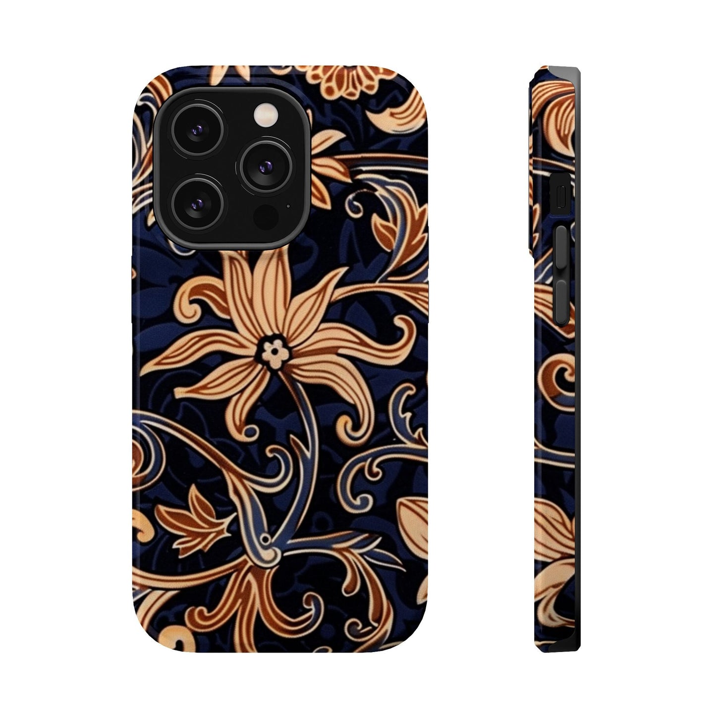 Floral Baroque Magnetic Impact - Resistant Phone Case - DIGITAL X