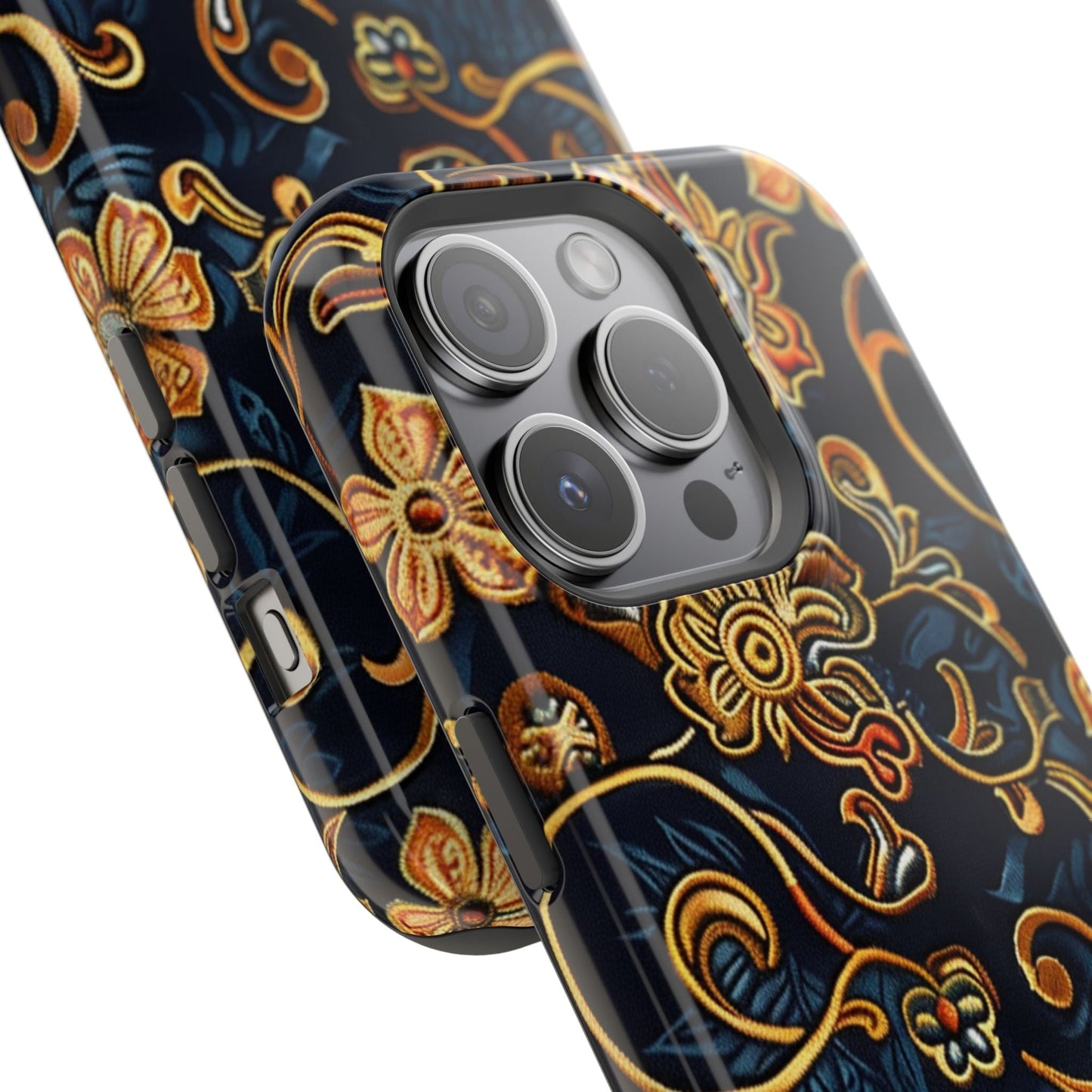 Floral Baroque Magnetic Impact - Resistant Phone Case - DIGITAL X