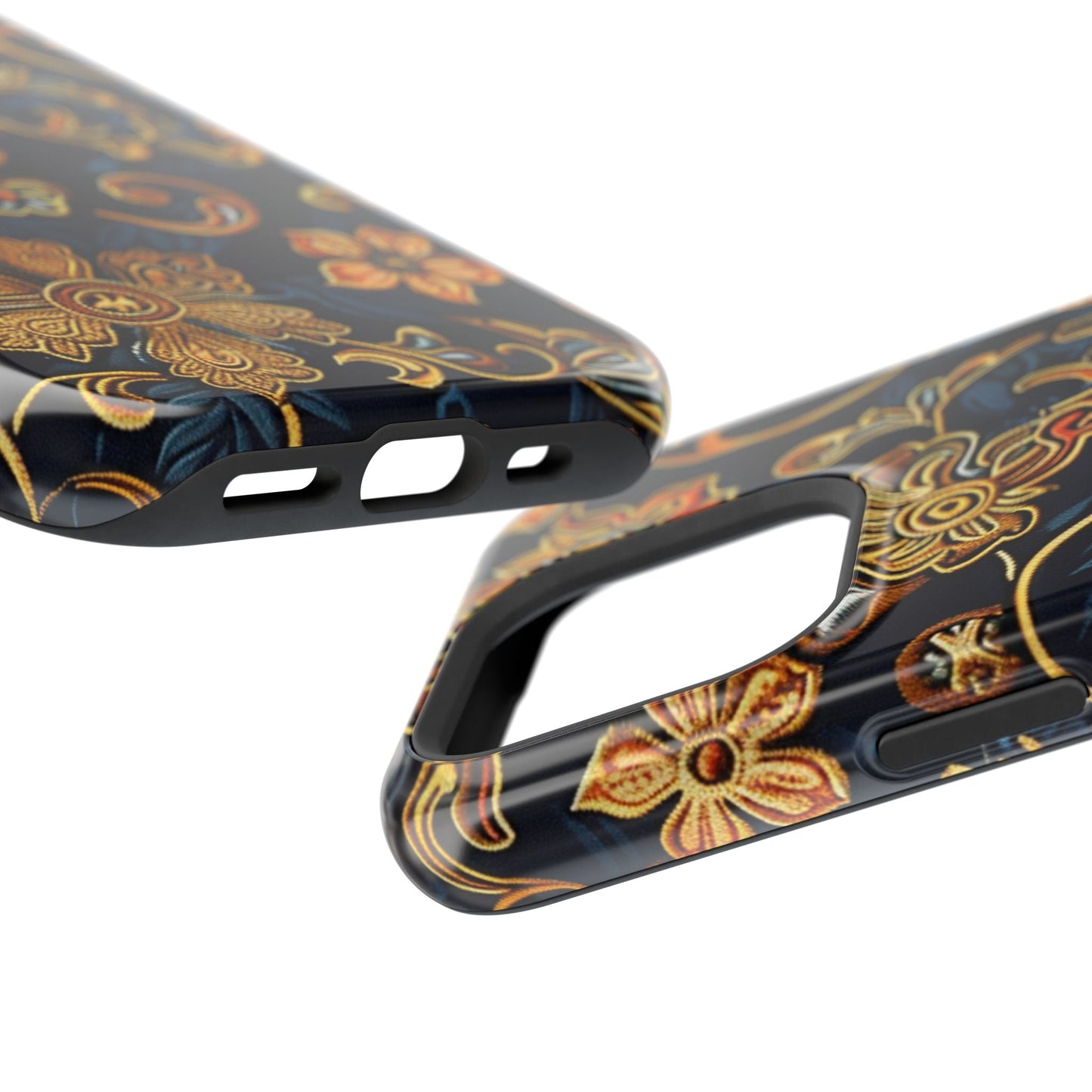 Floral Baroque Magnetic Impact - Resistant Phone Case - DIGITAL X
