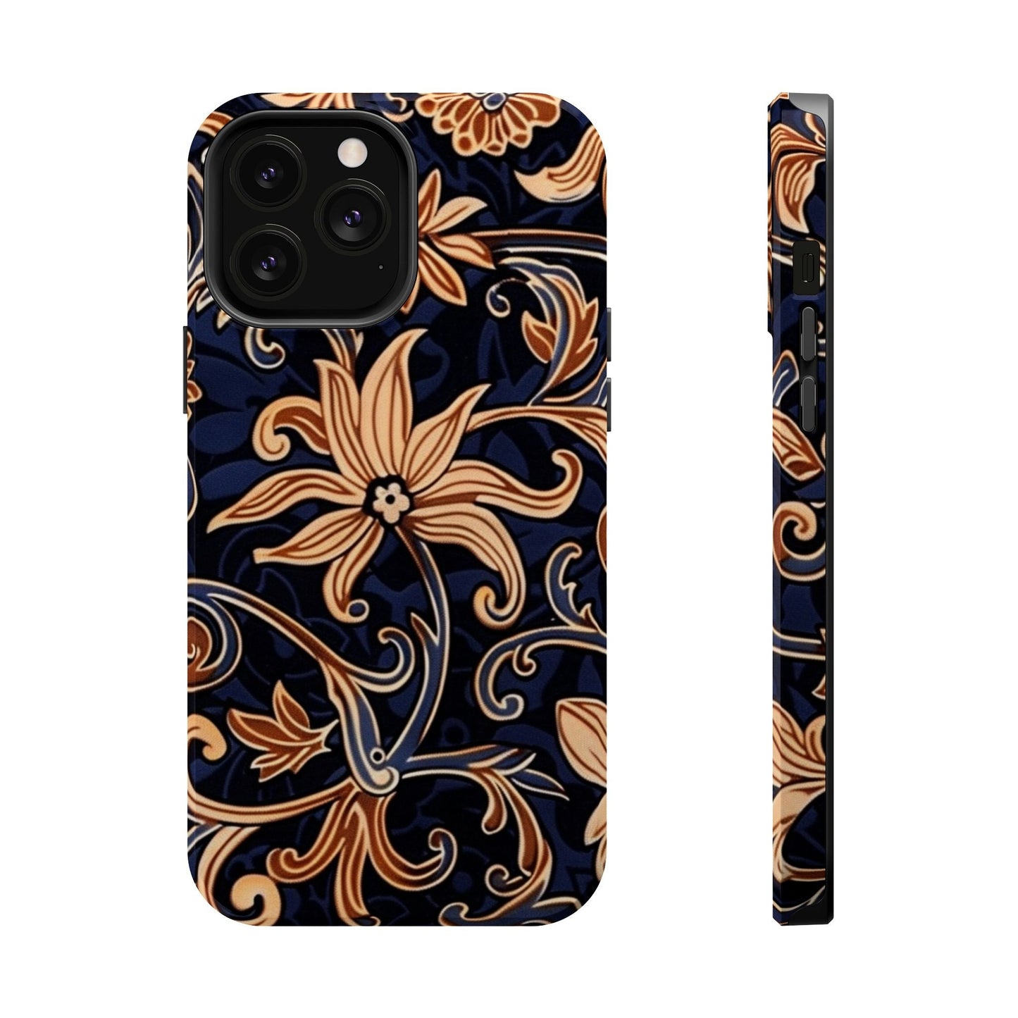 Floral Baroque Magnetic Impact - Resistant Phone Case - DIGITAL X