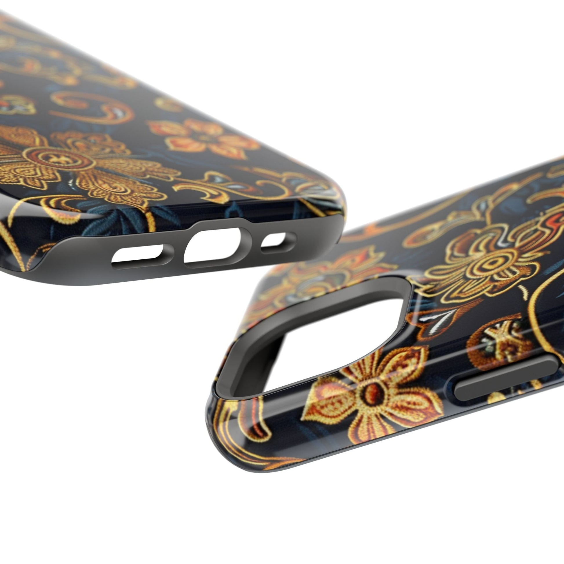 Floral Baroque Magnetic Impact - Resistant Phone Case - DIGITAL X
