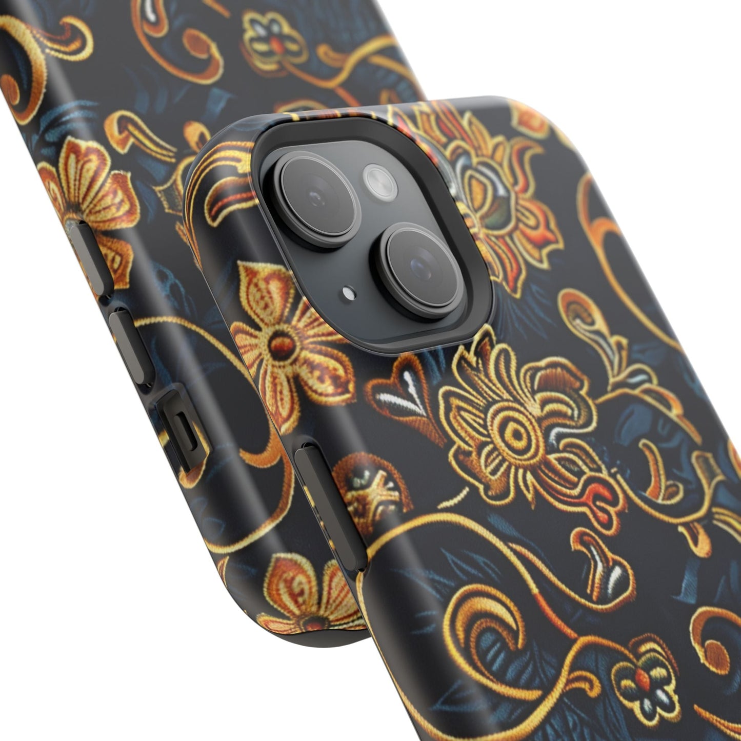 Floral Baroque Magnetic Impact - Resistant Phone Case - DIGITAL X
