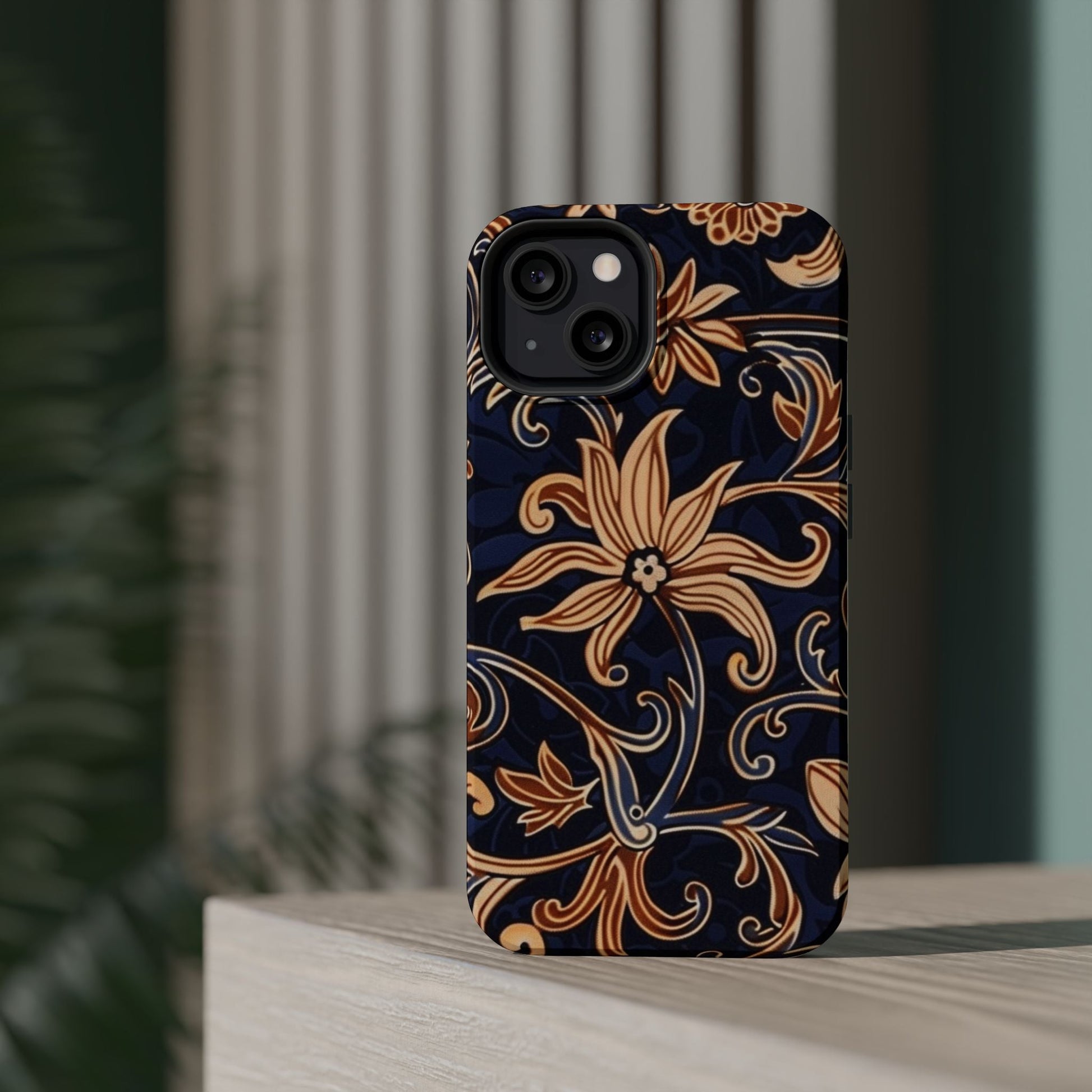 Floral Baroque Magnetic Impact - Resistant Phone Case - DIGITAL X
