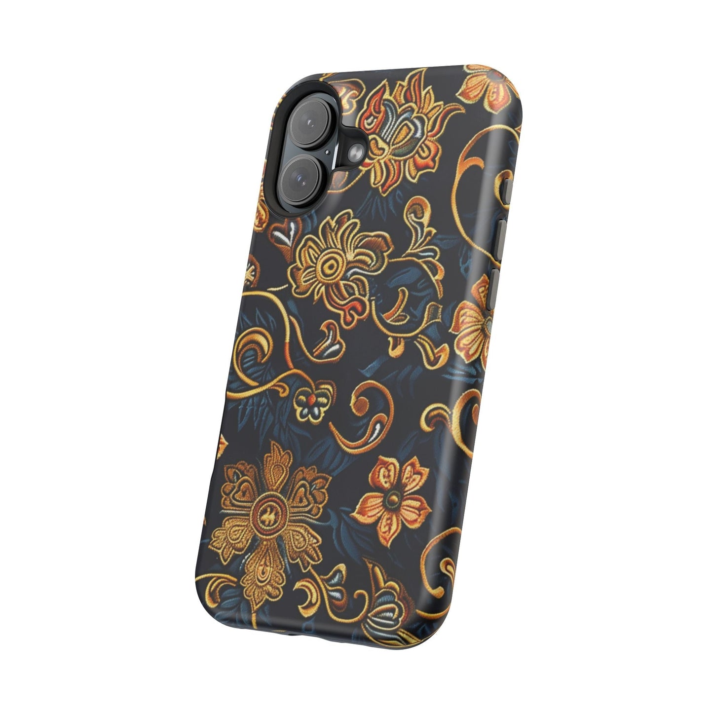 Floral Baroque Magnetic Impact - Resistant Phone Case - DIGITAL X