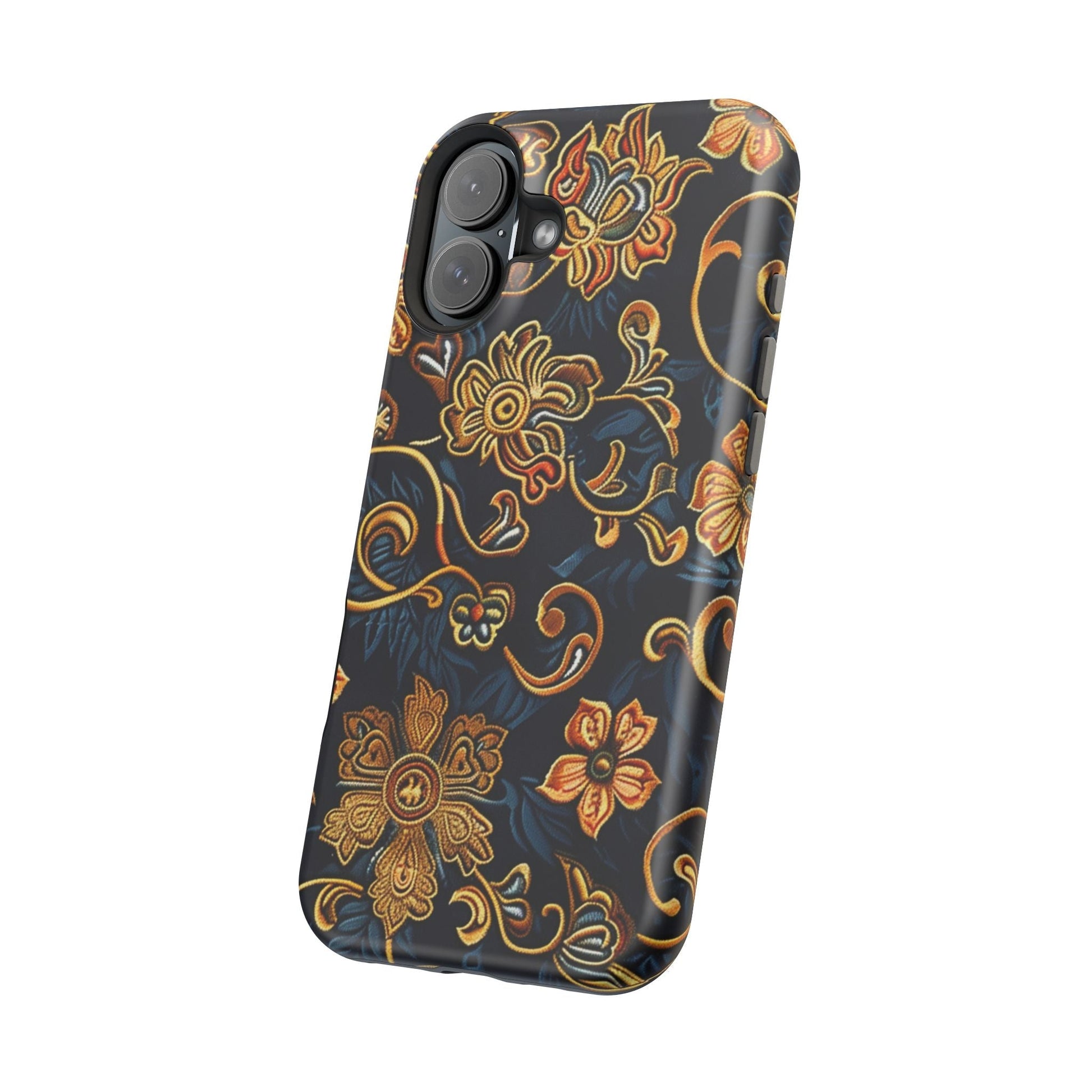 Floral Baroque Magnetic Impact - Resistant Phone Case - DIGITAL X