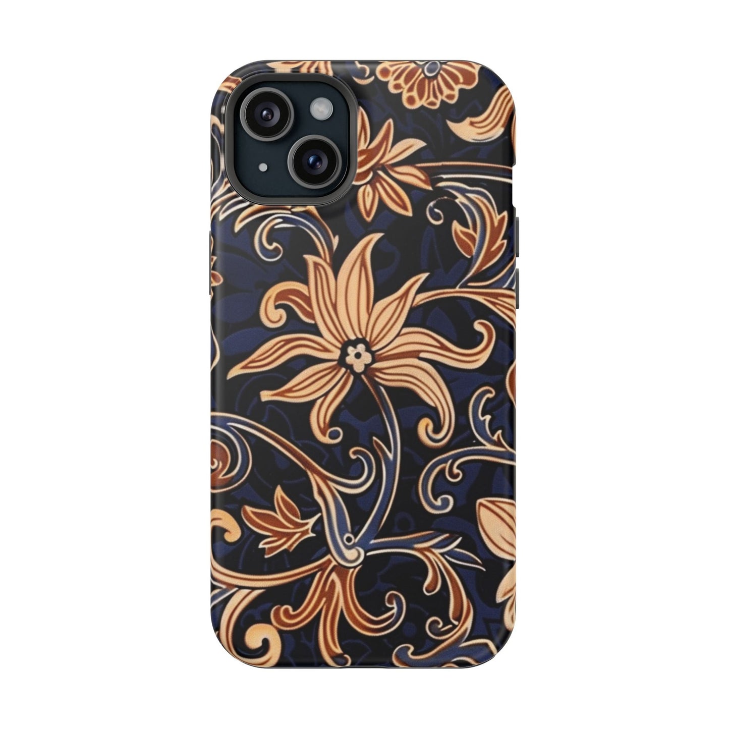 Floral Baroque Magnetic Impact - Resistant Phone Case - DIGITAL X