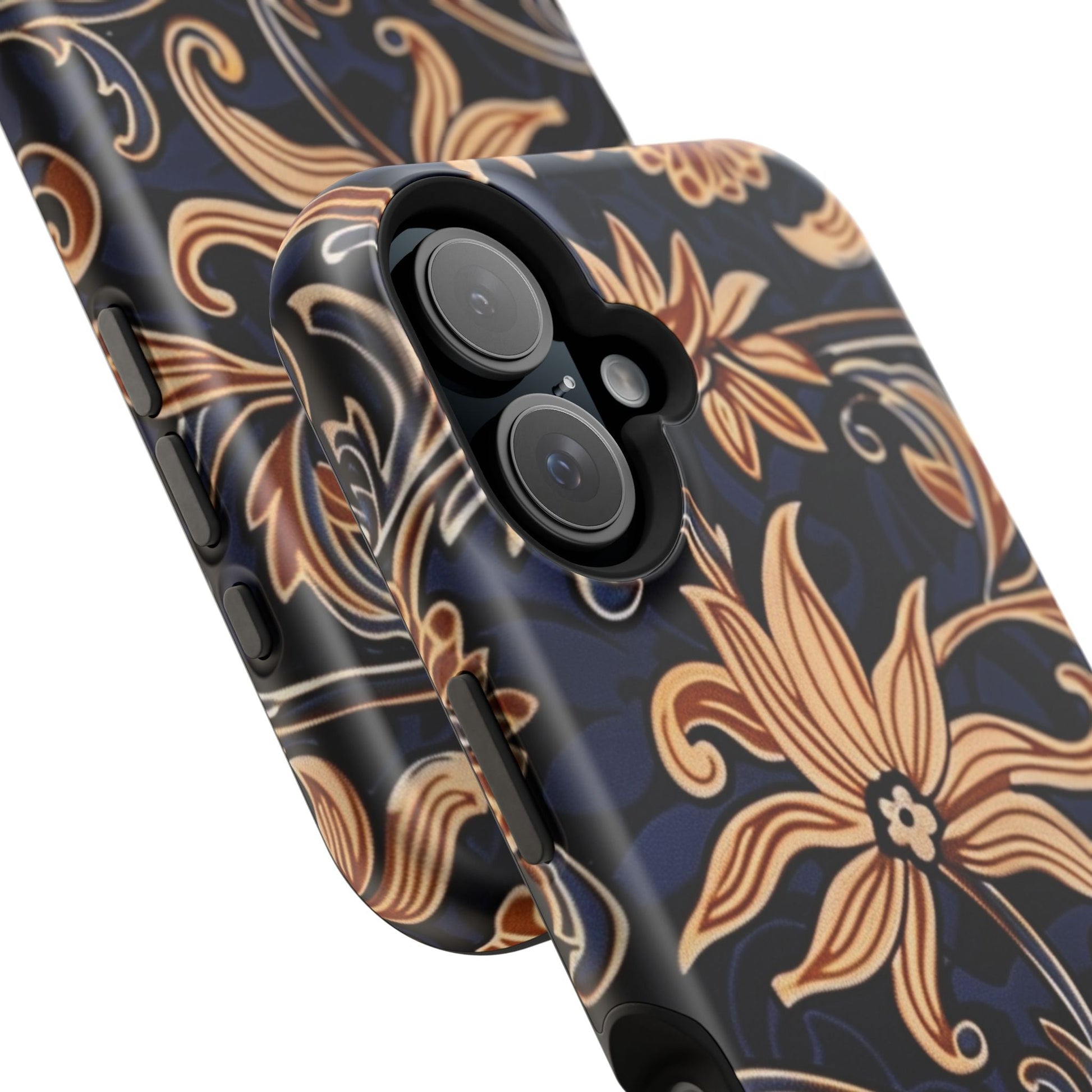 Floral Baroque Magnetic Impact - Resistant Phone Case - DIGITAL X