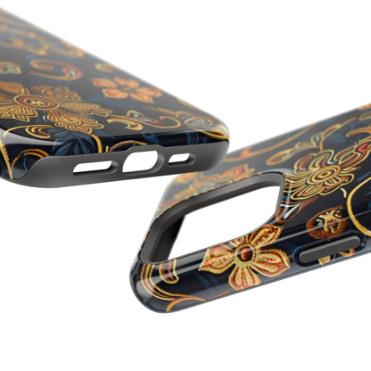 Floral Baroque Magnetic Impact - Resistant Phone Case - DIGITAL X