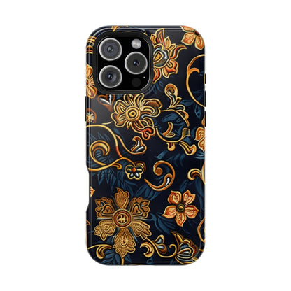 Floral Baroque Magnetic Impact - Resistant Phone Case - DIGITAL X