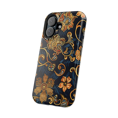 Floral Baroque Magnetic Impact - Resistant Phone Case - DIGITAL X