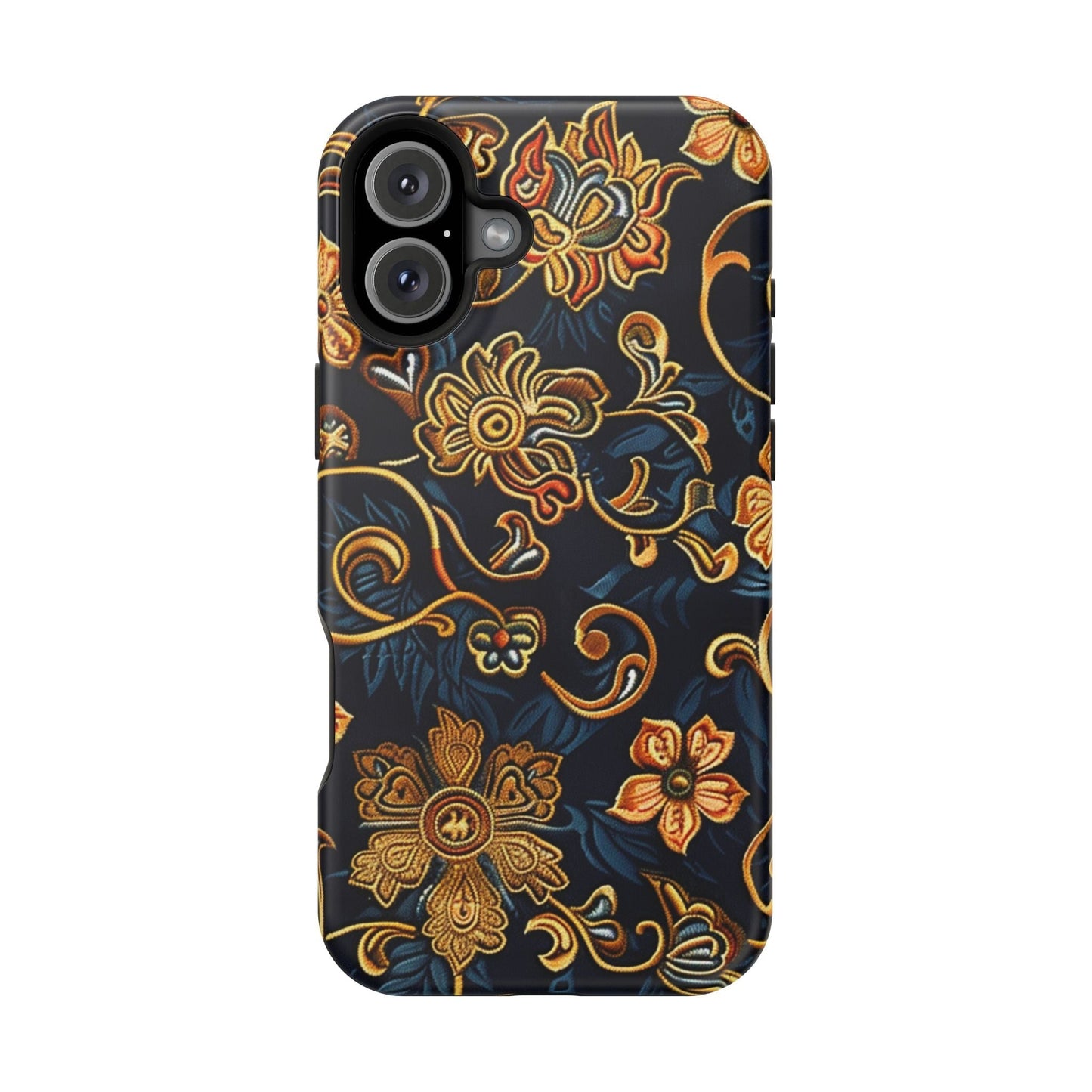 Floral Baroque Magnetic Impact - Resistant Phone Case - DIGITAL X