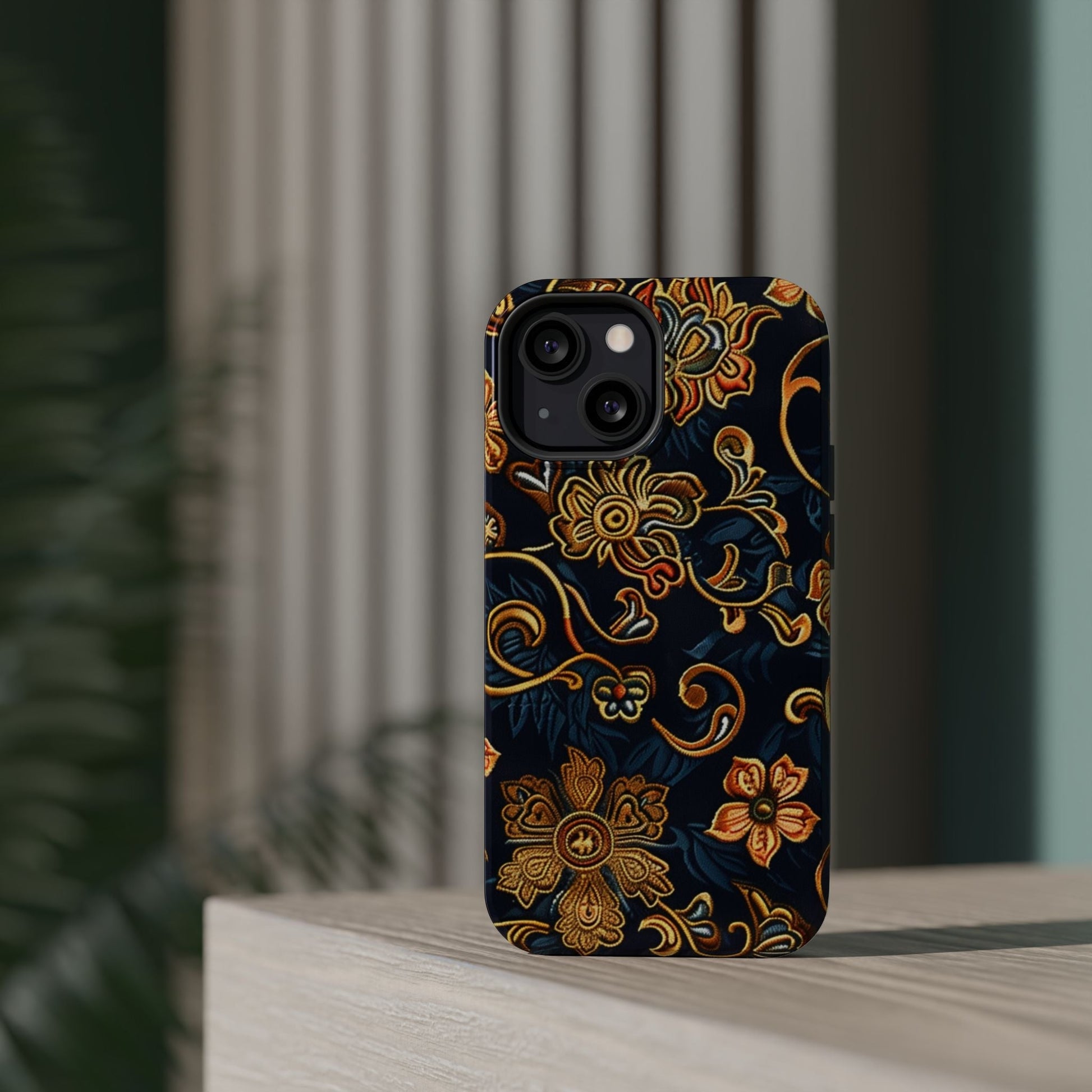 Floral Baroque Magnetic Impact - Resistant Phone Case - DIGITAL X