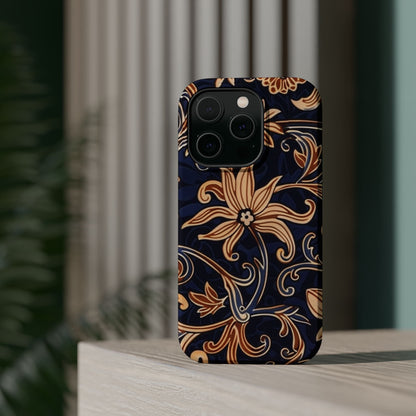 Floral Baroque Magnetic Impact - Resistant Phone Case - DIGITAL X