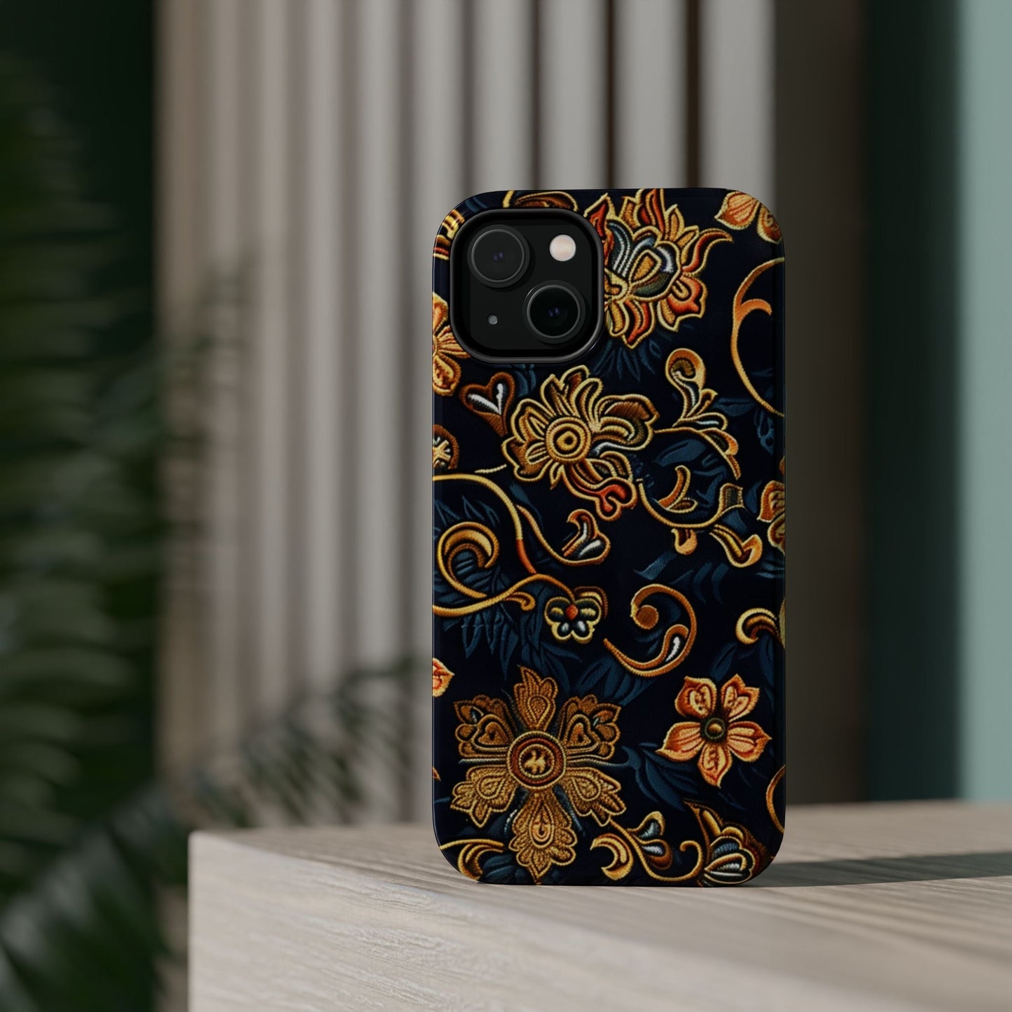 Floral Baroque Magnetic Impact - Resistant Phone Case - DIGITAL X