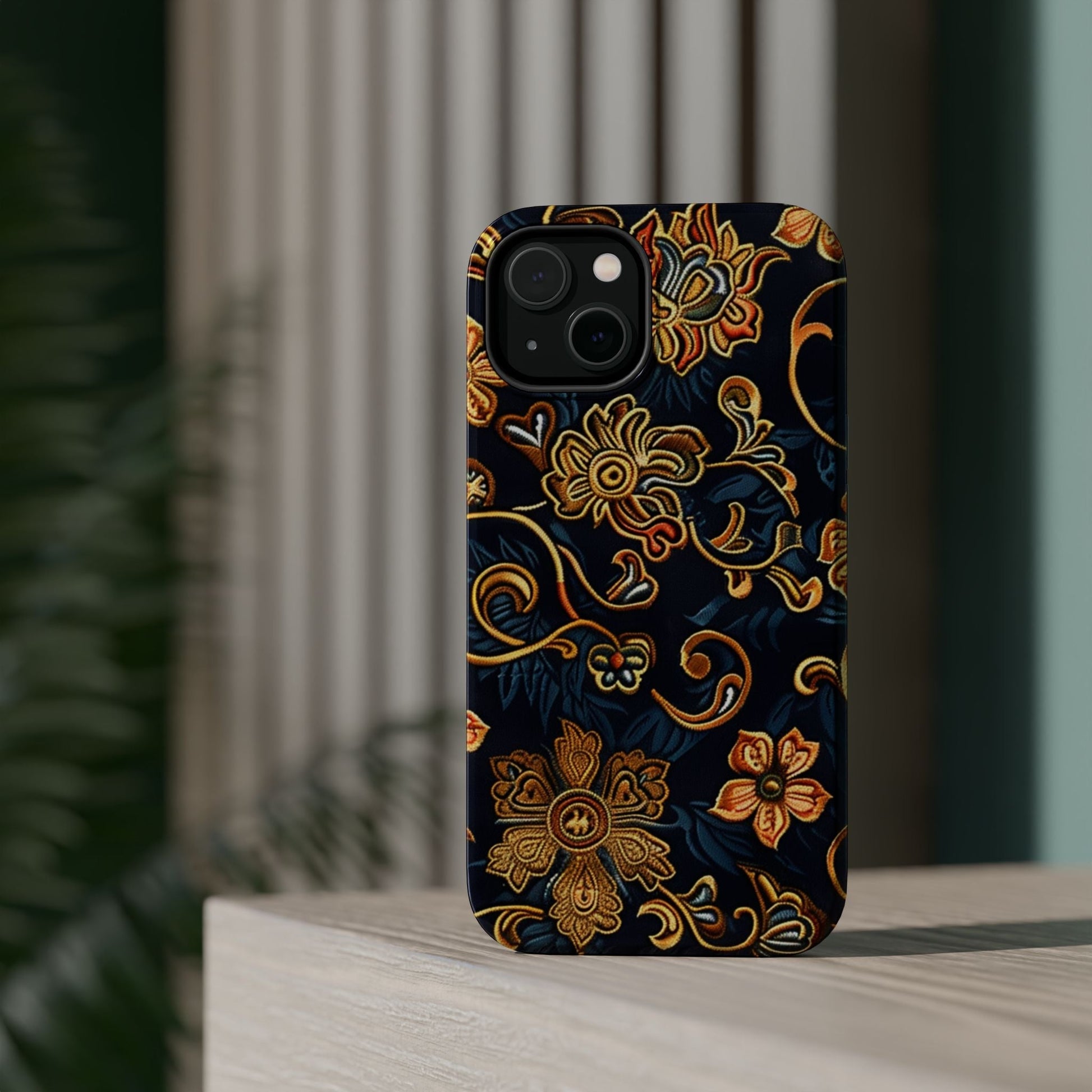 Floral Baroque Magnetic Impact - Resistant Phone Case - DIGITAL X