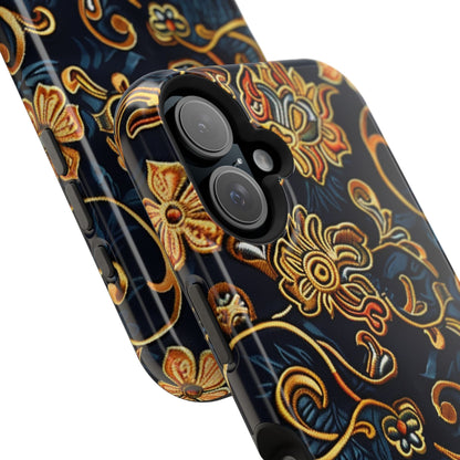 Floral Baroque Magnetic Impact - Resistant Phone Case - DIGITAL X