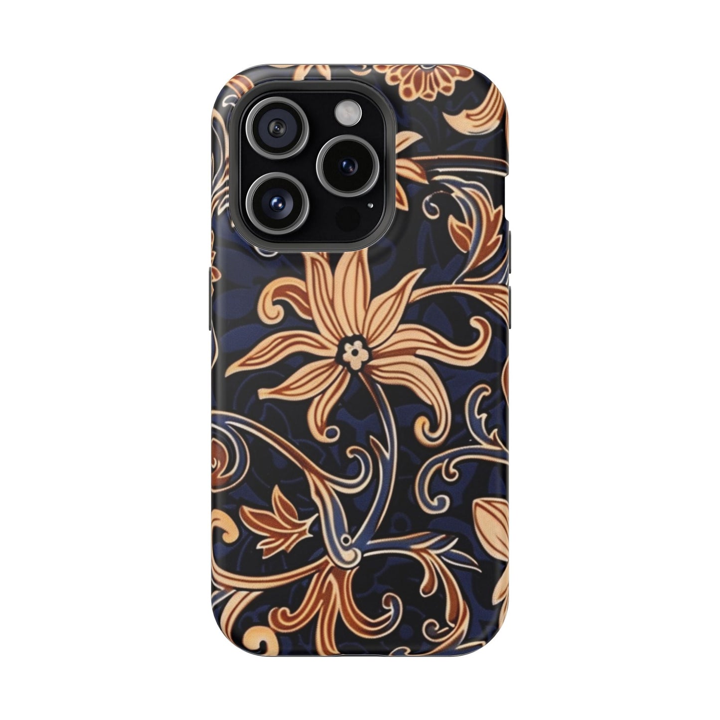 Floral Baroque Magnetic Impact - Resistant Phone Case - DIGITAL X