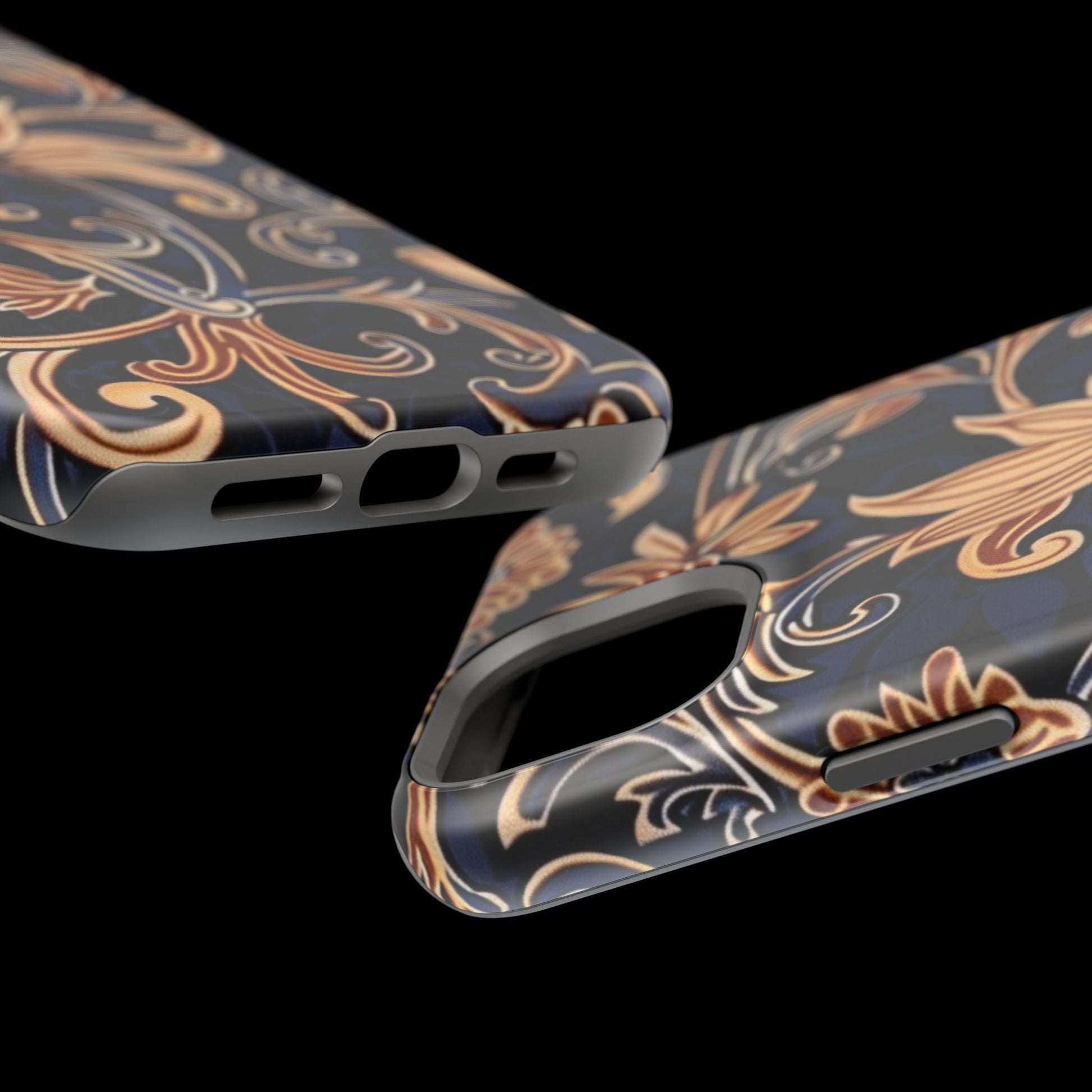Floral Baroque Magnetic Impact - Resistant Phone Case - DIGITAL X