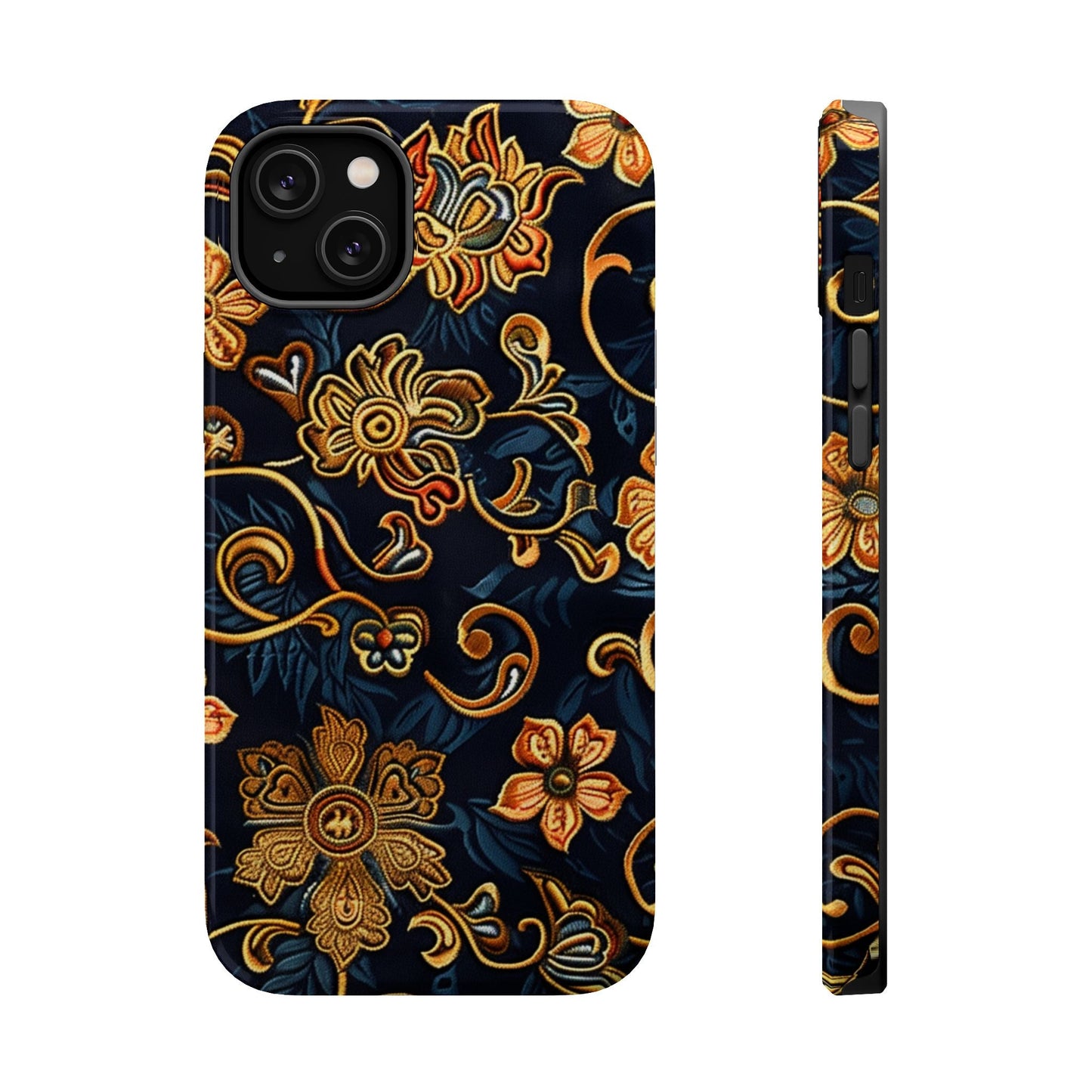 Floral Baroque Magnetic Impact - Resistant Phone Case - DIGITAL X