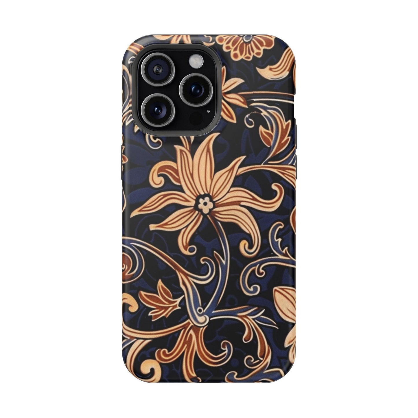 Floral Baroque Magnetic Impact - Resistant Phone Case - DIGITAL X