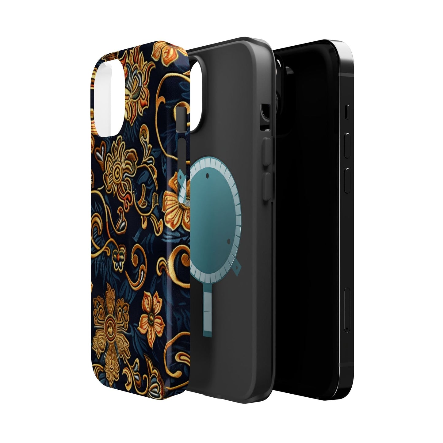 Floral Baroque Magnetic Impact - Resistant Phone Case - DIGITAL X