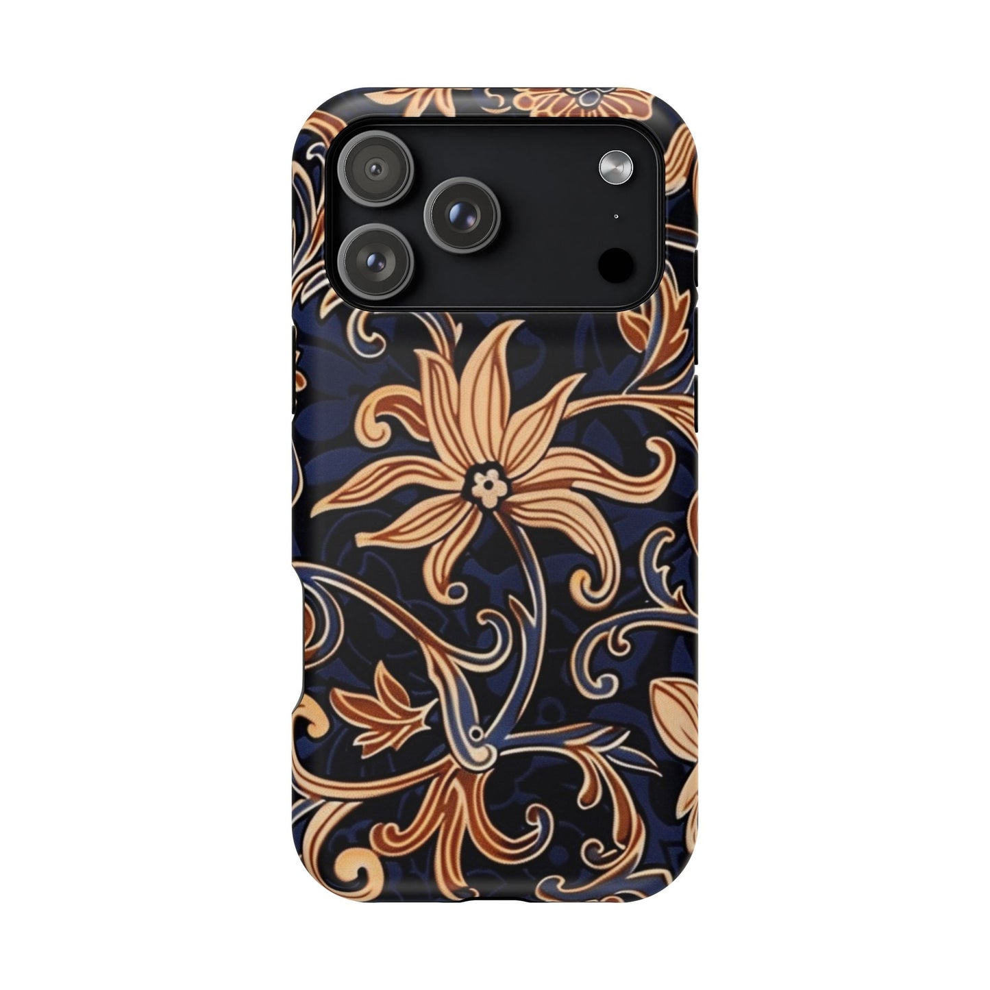 Floral Baroque Magnetic Impact - Resistant Phone Case - DIGITAL X