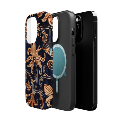 Floral Baroque Magnetic Impact - Resistant Phone Case - DIGITAL X
