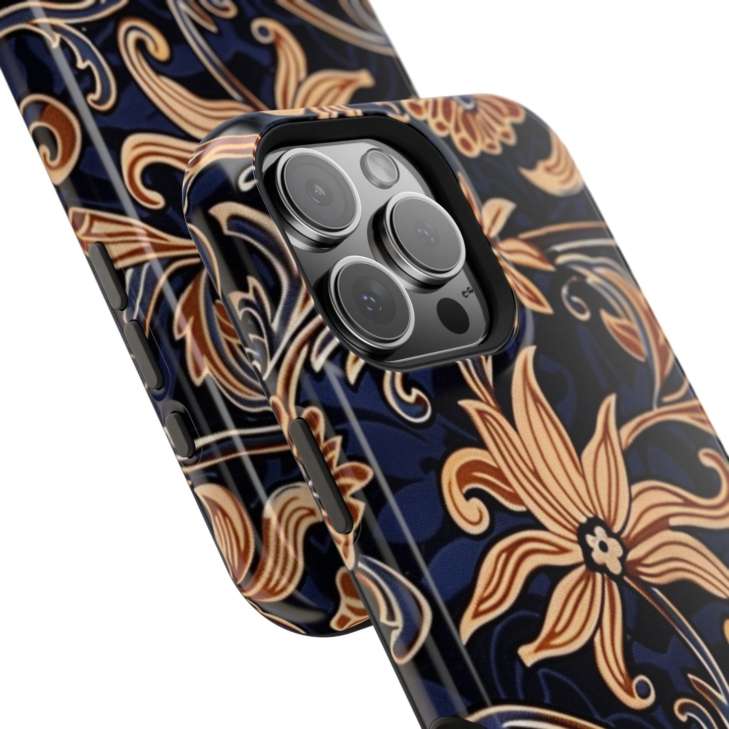 Floral Baroque Magnetic Impact - Resistant Phone Case - DIGITAL X