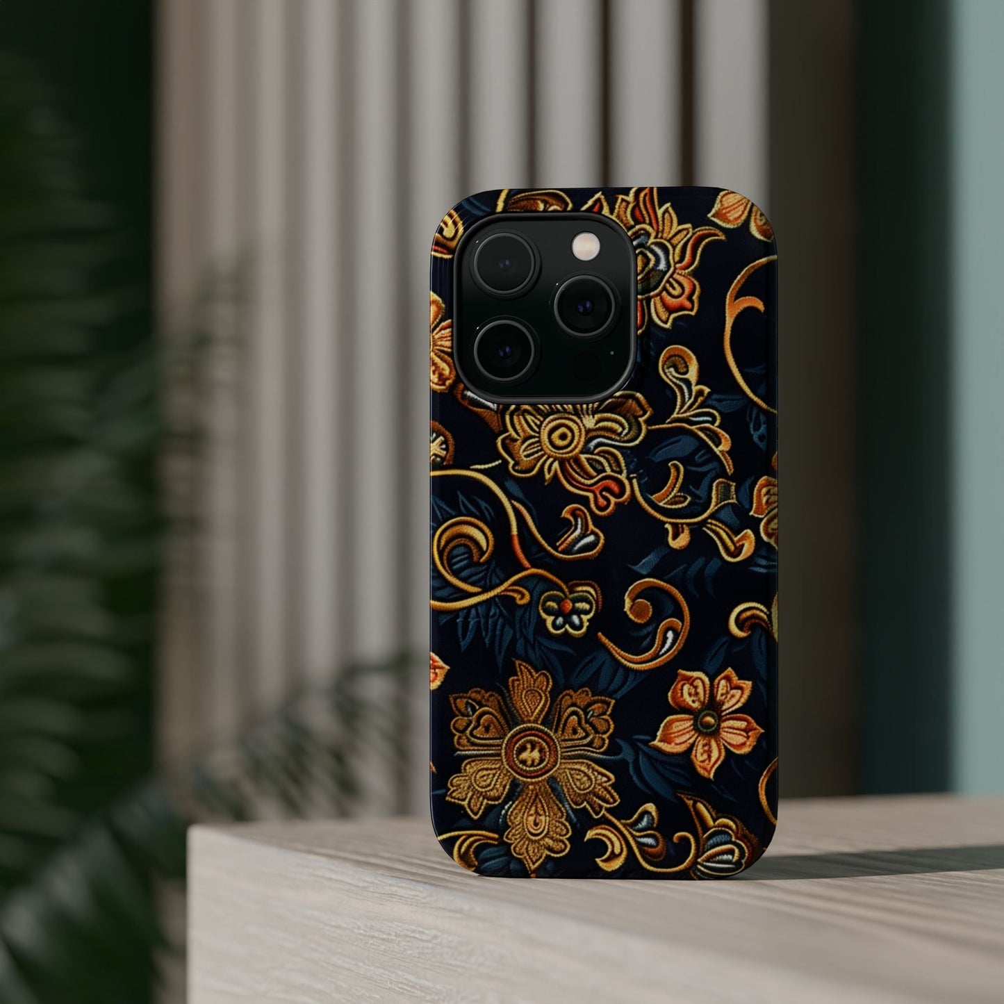 Floral Baroque Magnetic Impact - Resistant Phone Case - DIGITAL X