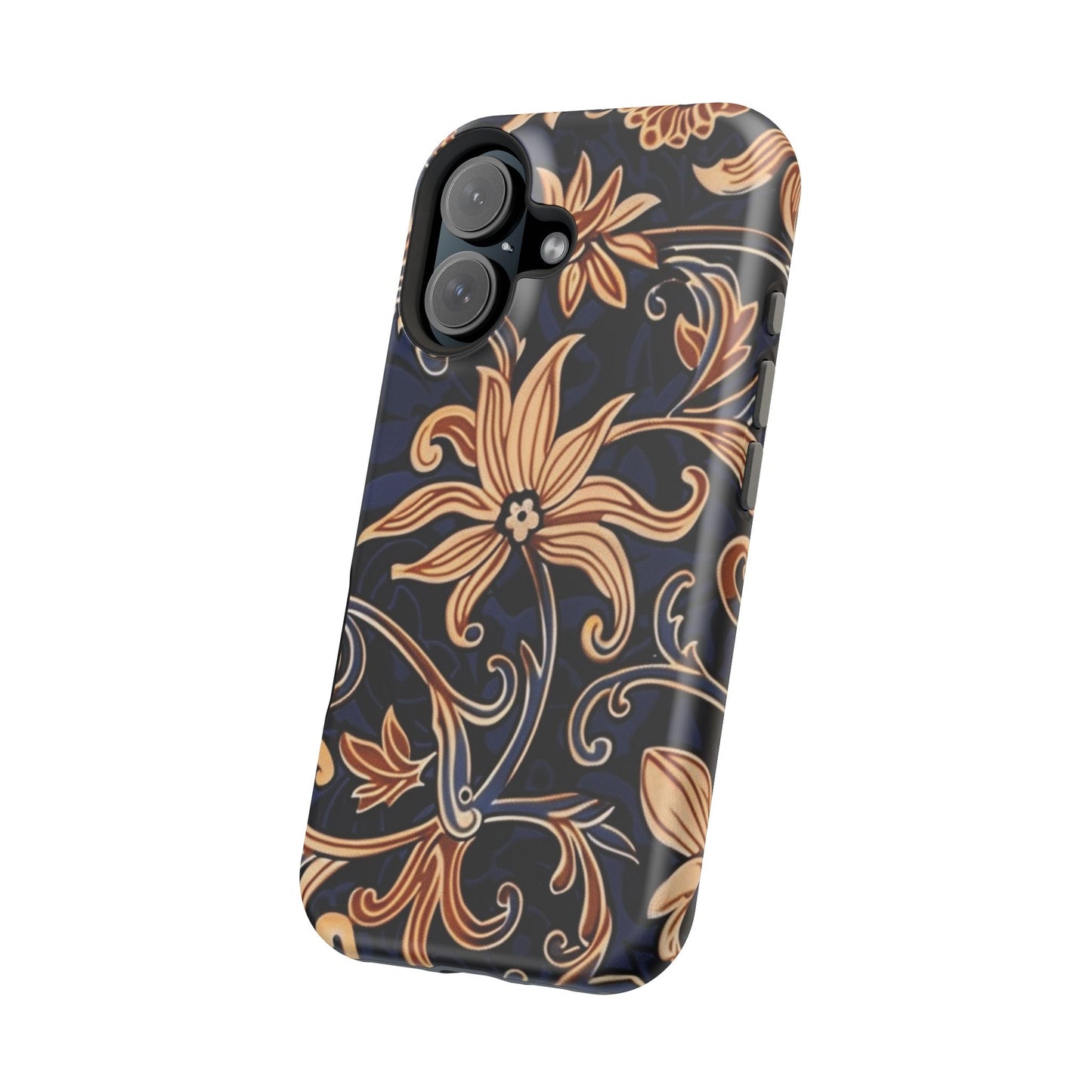 Floral Baroque Magnetic Impact - Resistant Phone Case - DIGITAL X