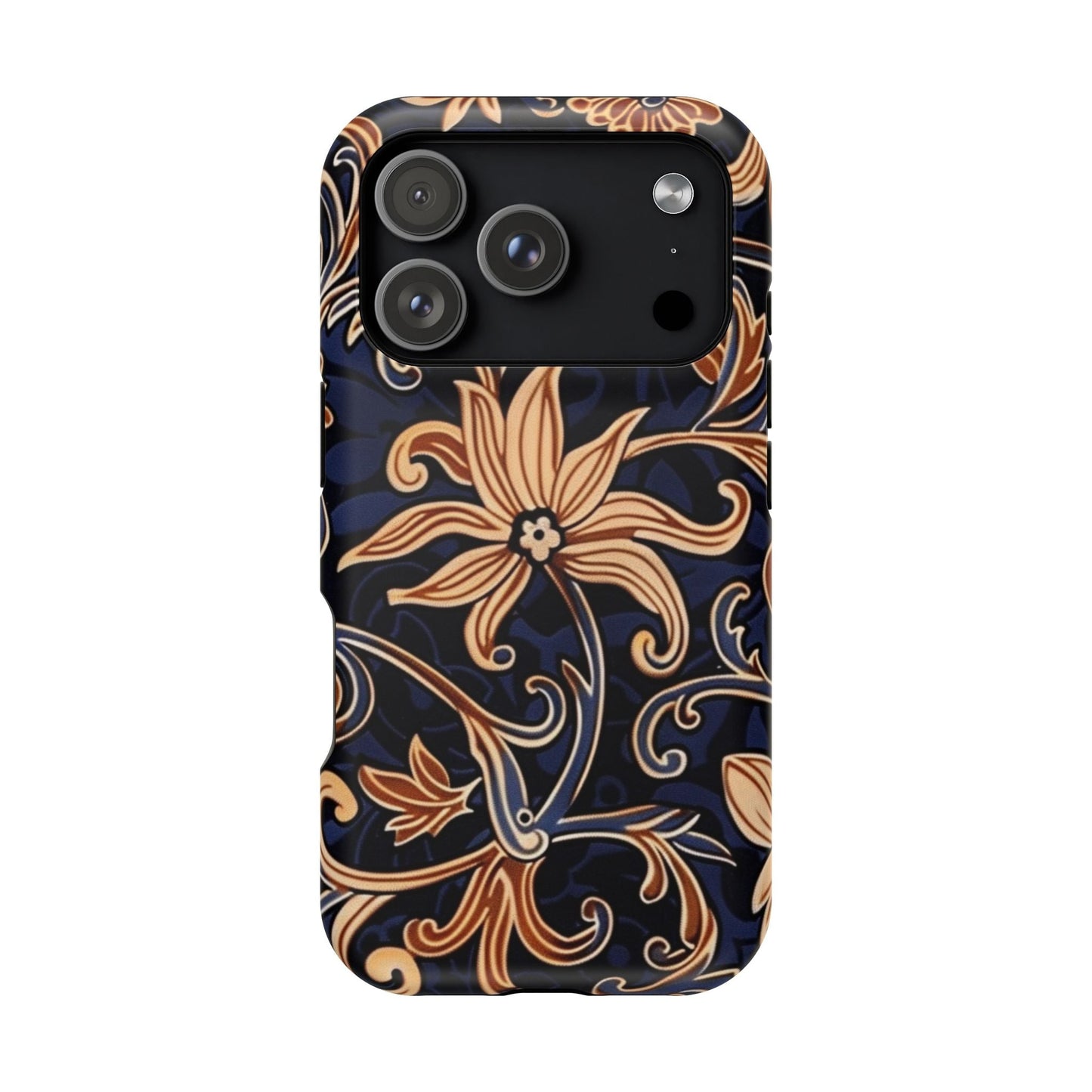 Floral Baroque Magnetic Impact - Resistant Phone Case - DIGITAL X