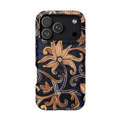 Floral Baroque Magnetic Impact - Resistant Phone Case - DIGITAL X